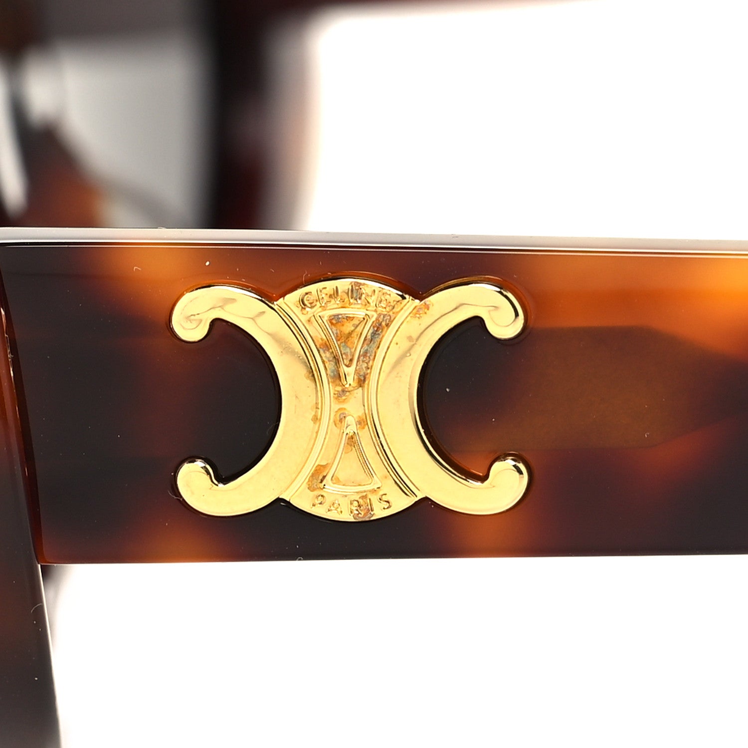 Celine Acetate Triomphe 01 Sunglasses CL 40194U Tortoise 7 of 8