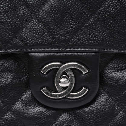 Chanel Crumpled Grained Calfskin Medium CC Crave Flap Black 18 of 22