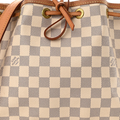 Louis Vuitton Damier Azur Noe BB 8 of 19
