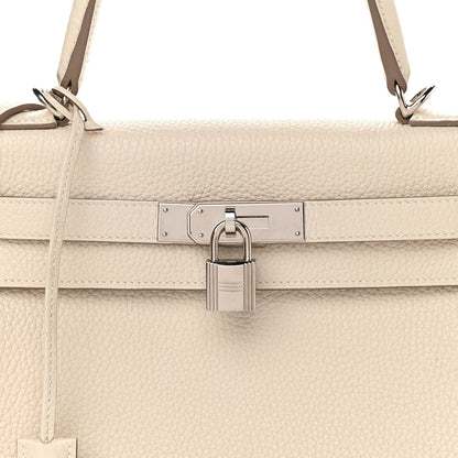 Hermes Taurillon Clemence Kelly Retourne 28 Craie 10 of 12