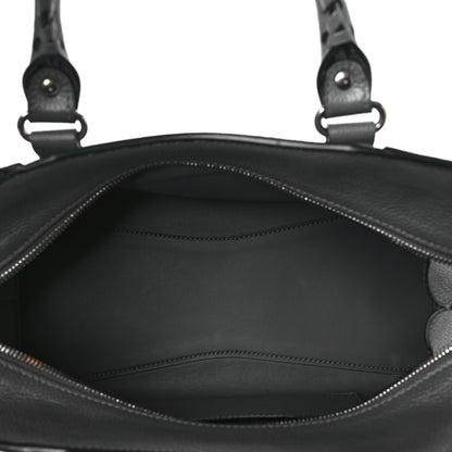 Balenciaga Grained Calfskin Neo Classic Silver Hardware S City Dark Grey 5 of 9