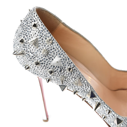 Christian Louboutin Strass Very Mix 150 Pumps 41.5 Silver 12 of 25