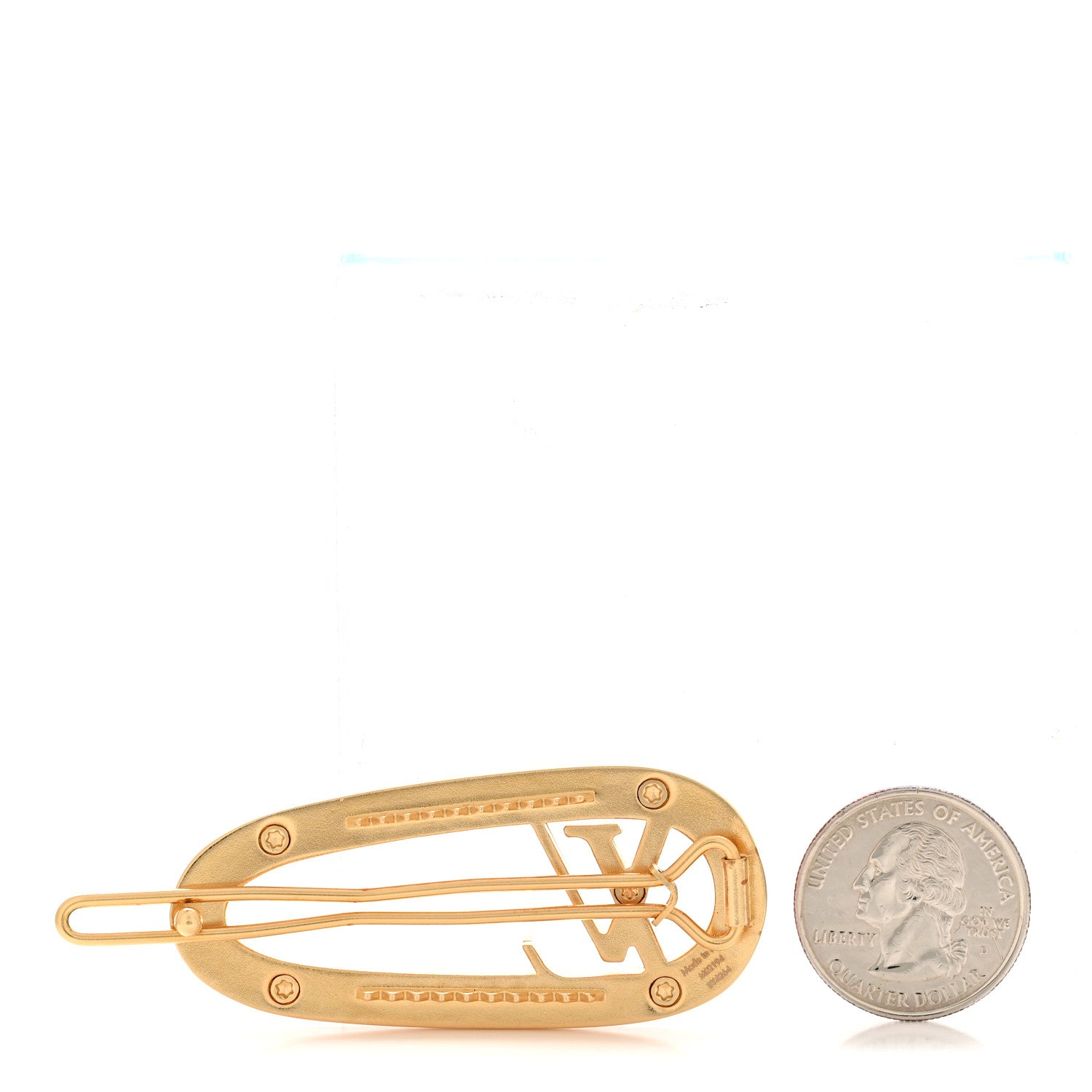 Louis Vuitton Monogram Metal Resin My LV Chain Hair Clip Pink 2 of 5