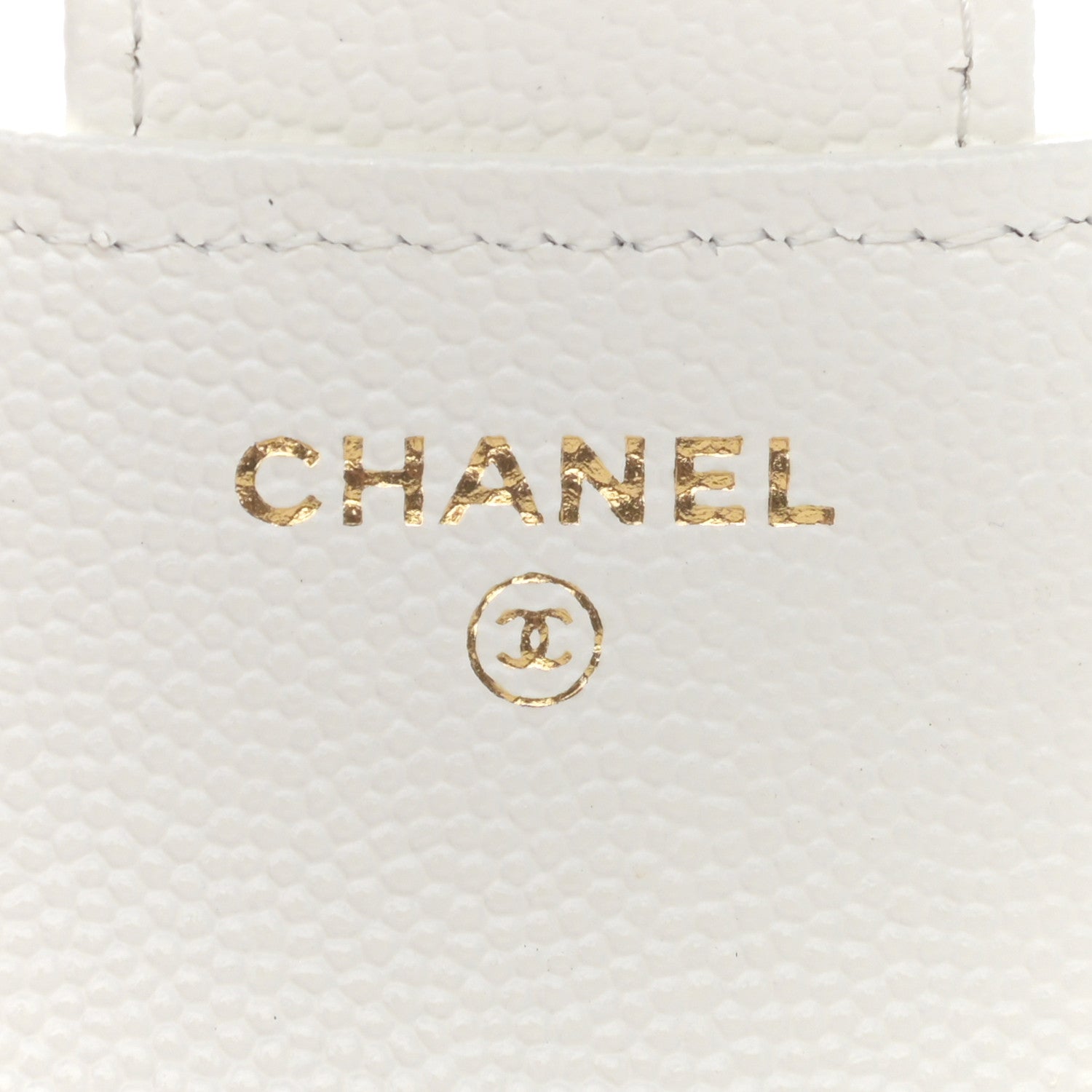Chanel Caviar Quilted Compact Flap Wallet White 6 of 8