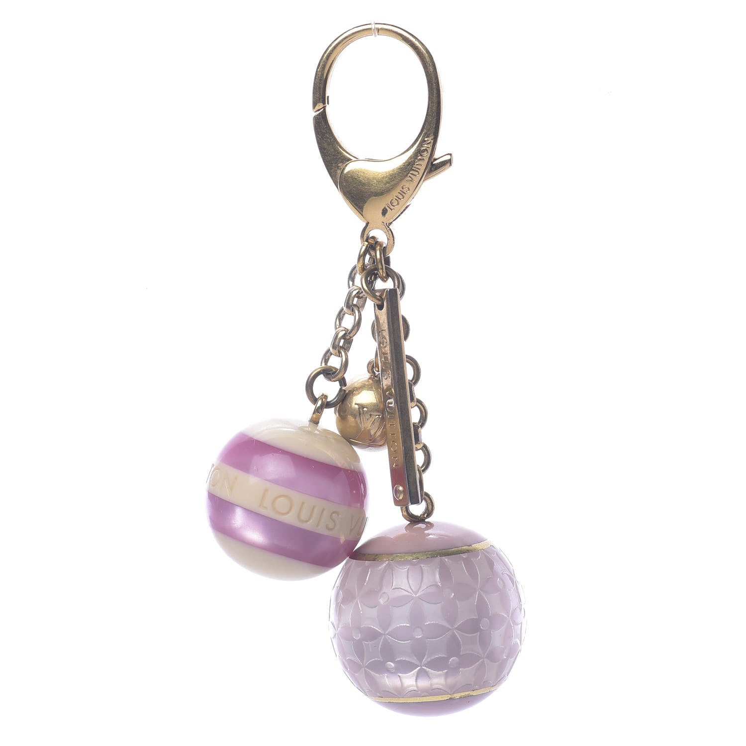 Louis Vuitton Mini Lin Croisette Bag Charm Violet 1 of 4