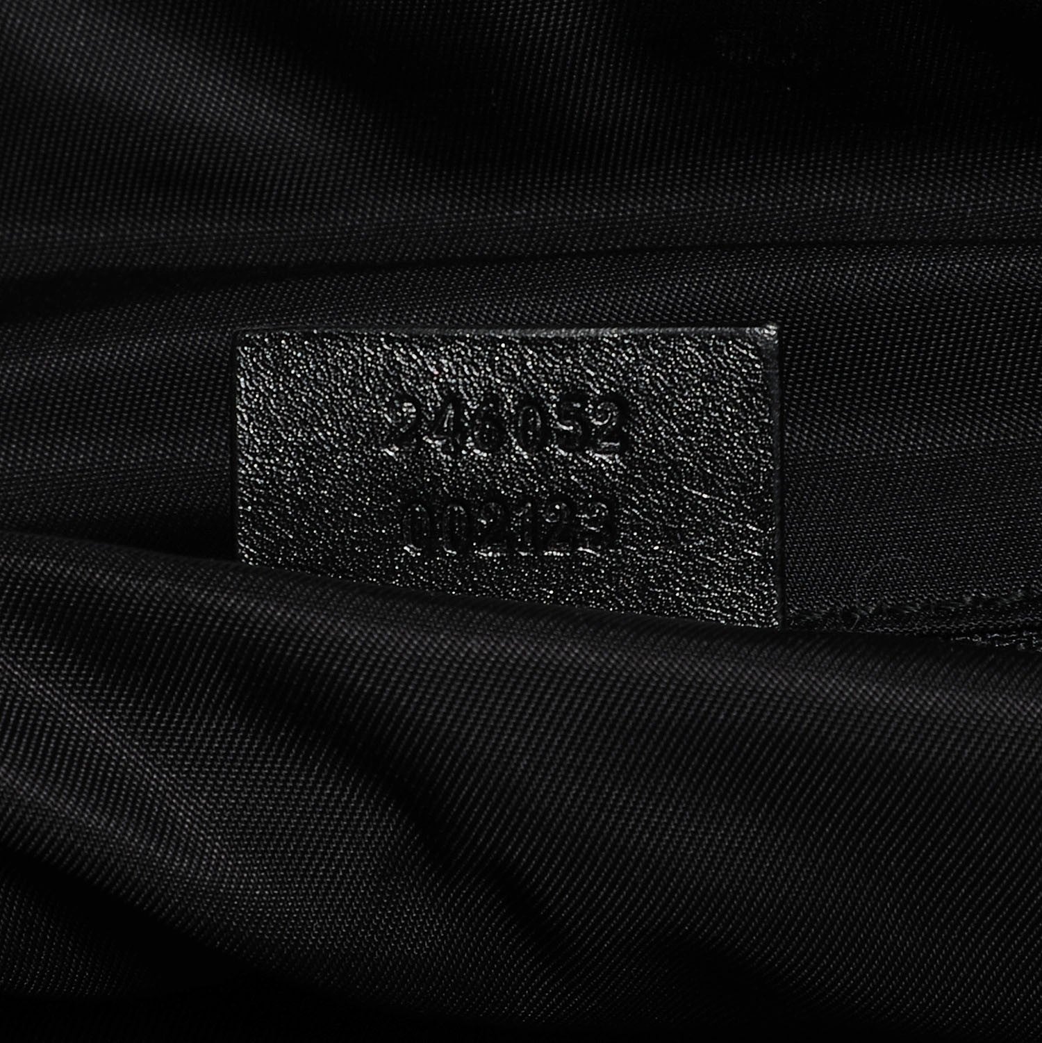 Gucci Parana Signature Web Loop Large Messenger Bag Black 9 of 9
