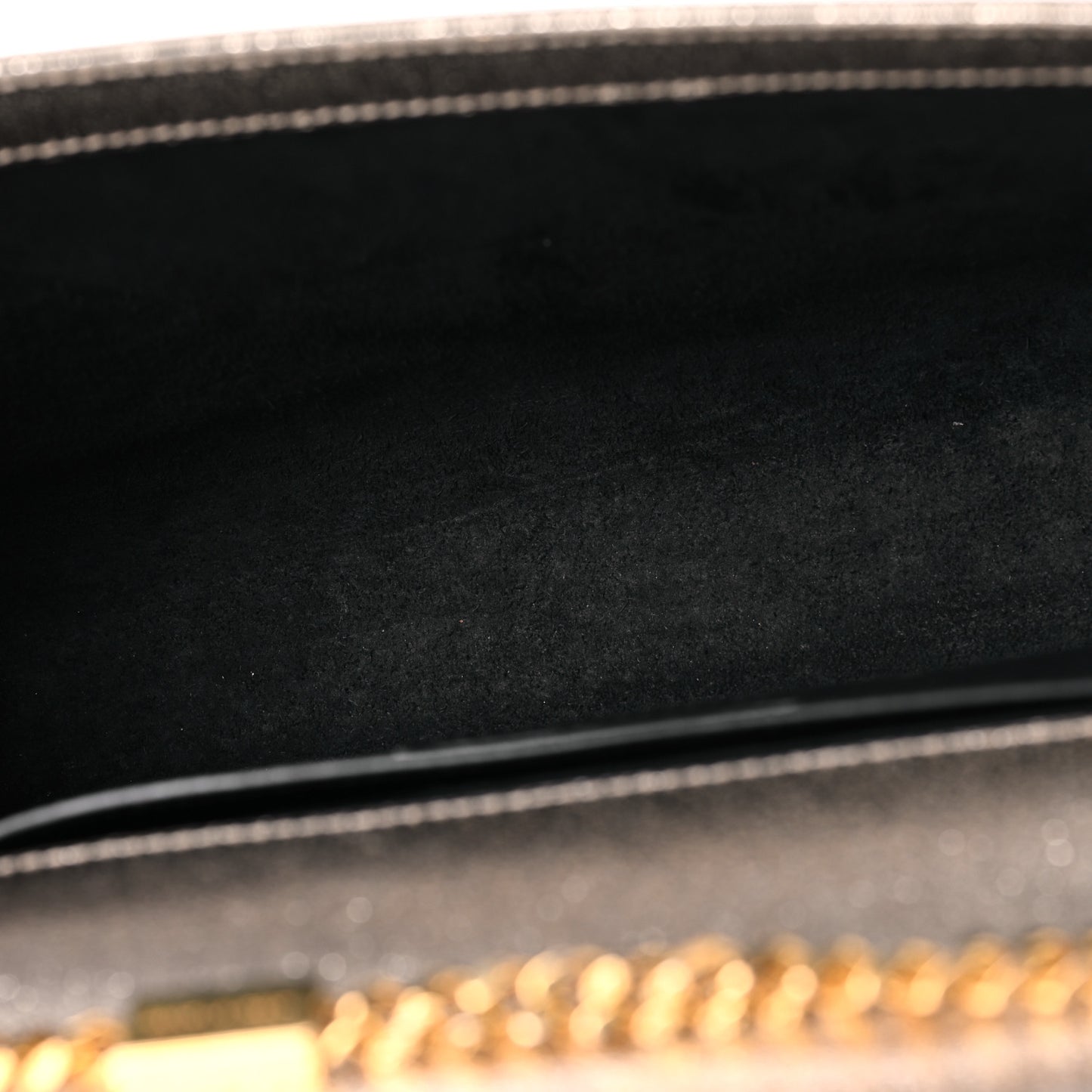 Metallic Calfskin Medium Classic Monogram Kate Satchel Pale Gold