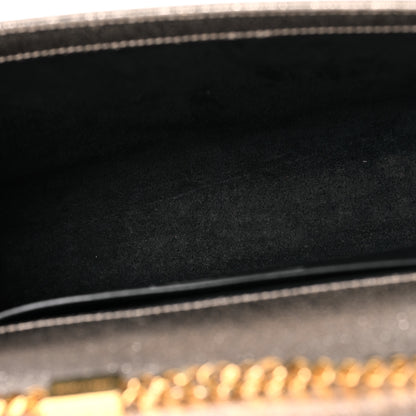 Saint Laurent Metallic Calfskin Medium Classic Monogram Kate Satchel Pale Gold 5 of 10