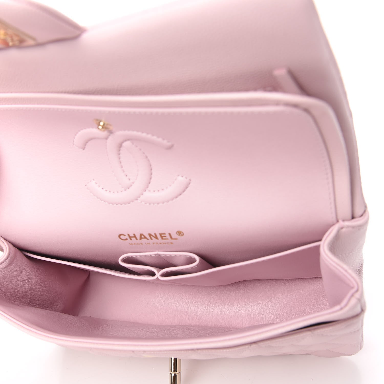Chanel Caviar Quilted Small Double Flap Light Pink 5 of 11