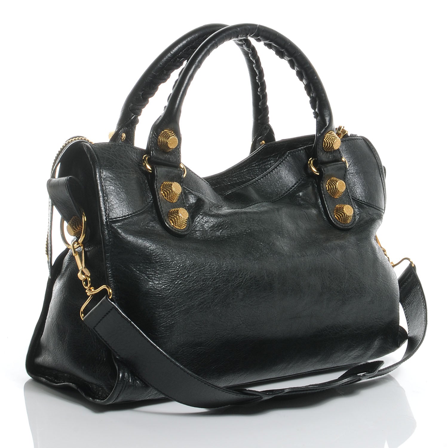 Balenciaga Agneau Giant 21 Gold Hardware City Black 3 of 7
