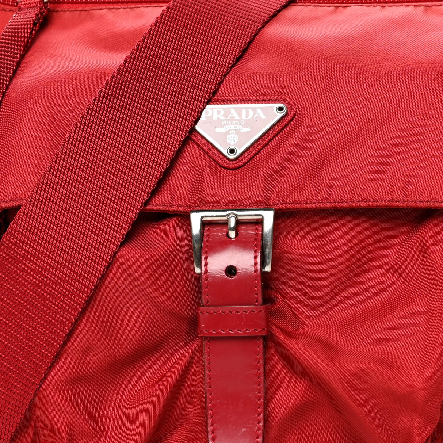 Nylon Vela Small Hunting Bag Cherry