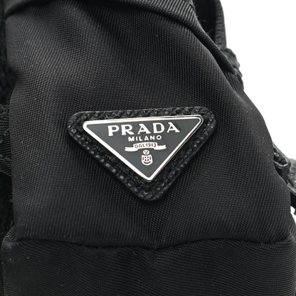 Prada Tessuto Nylon Mini Backpack Keyring Black 3 of 4
