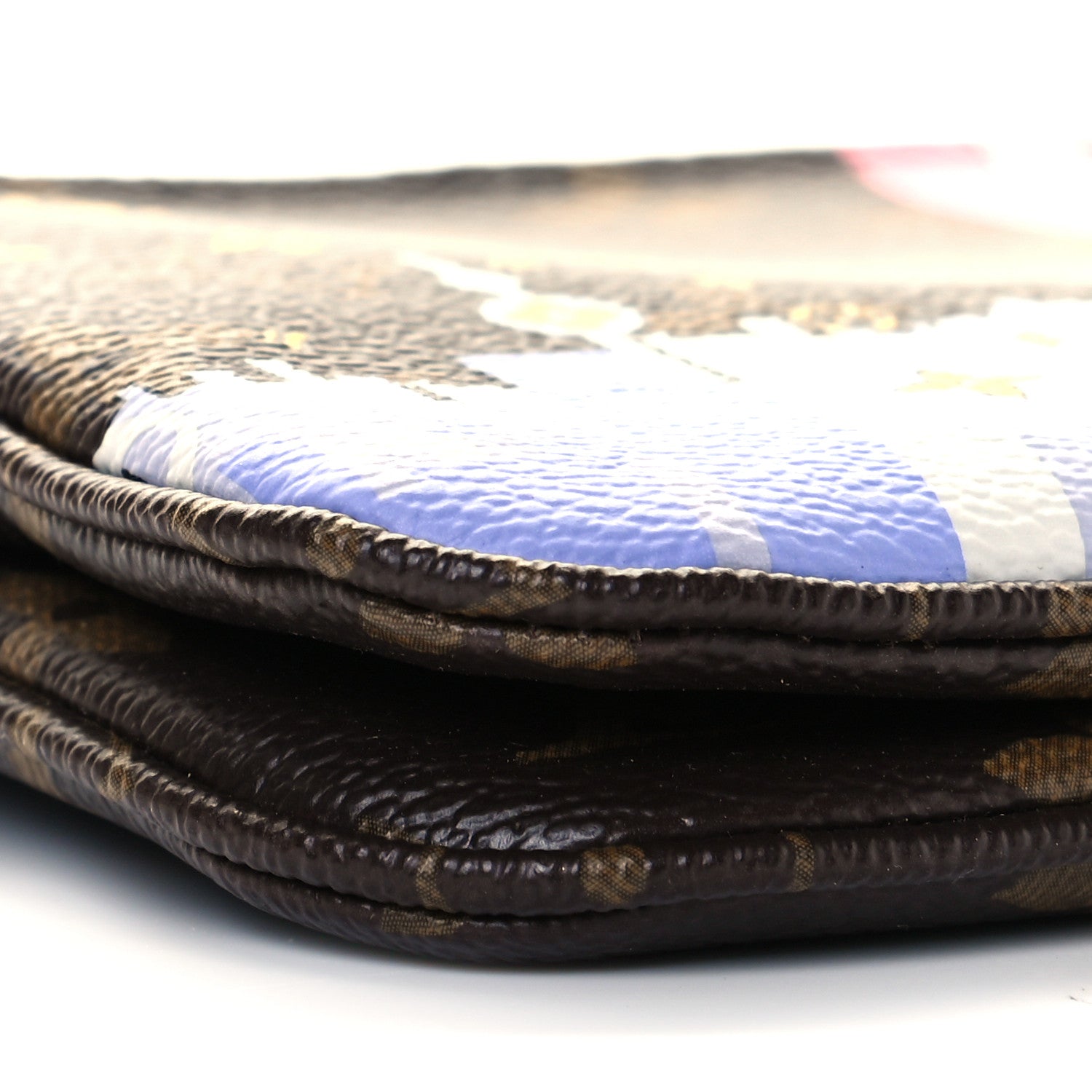 Louis Vuitton Monogram 2019 Christmas Animation Double Zip Pochette 7 of 8