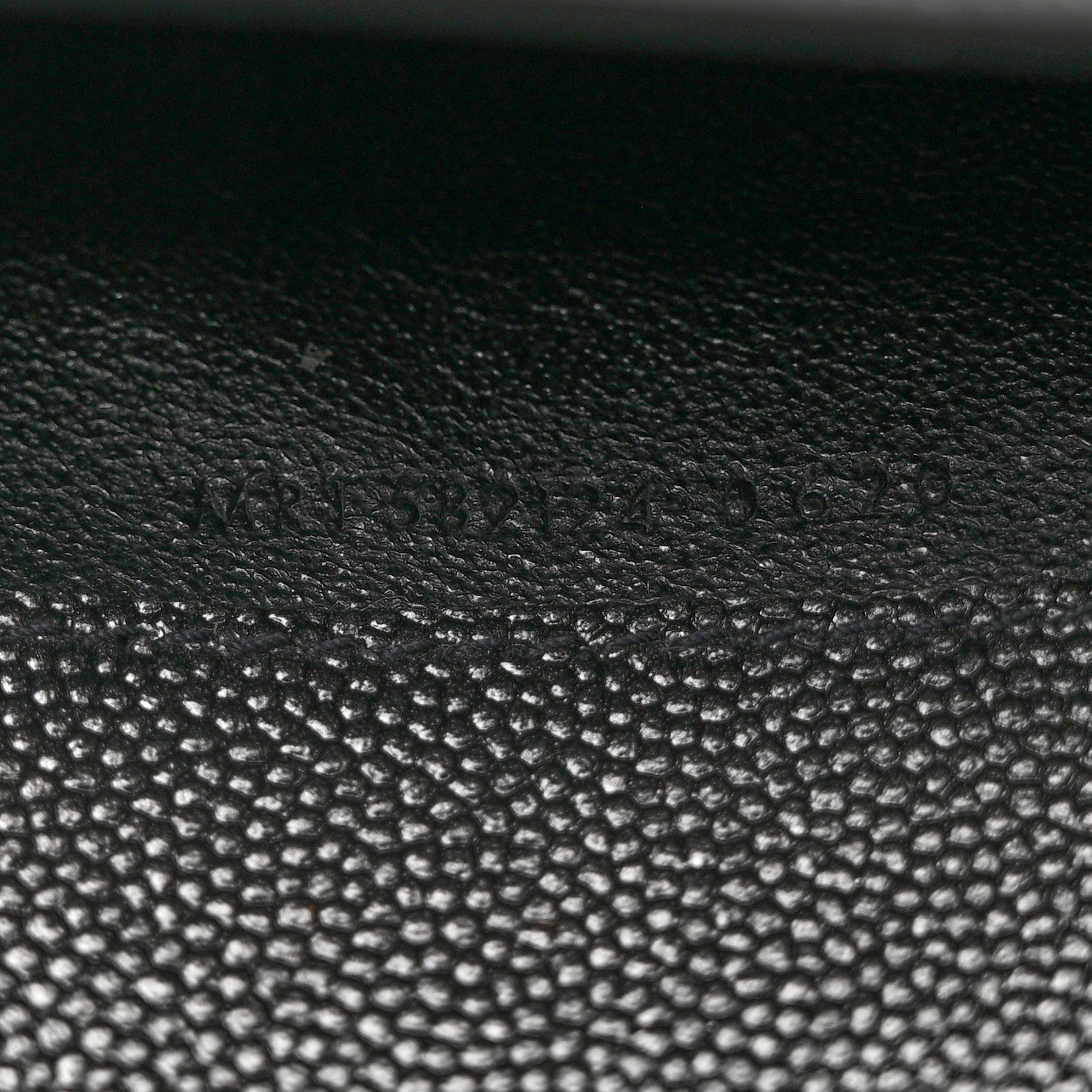 Saint Laurent Grain De Poudre Monogram Uptown Wallet Black 8 of 8