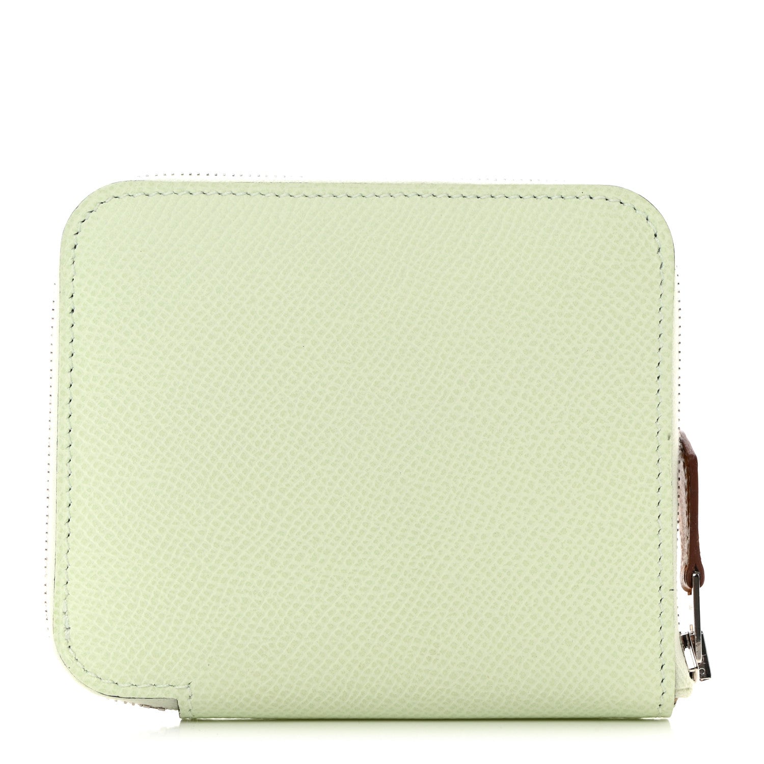 Hermes Epsom Silk'In Compact Wallet Vert Fizz 1 of 8