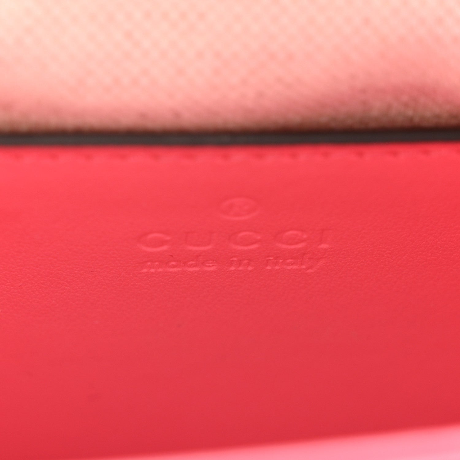 Gucci Calfskin GG Matelasse Small Slim Chain Shoulder Bag Rhodamine Pink Natural 6 of 12