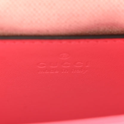 Gucci Calfskin GG Matelasse Small Slim Chain Shoulder Bag Rhodamine Pink Natural 6 of 12
