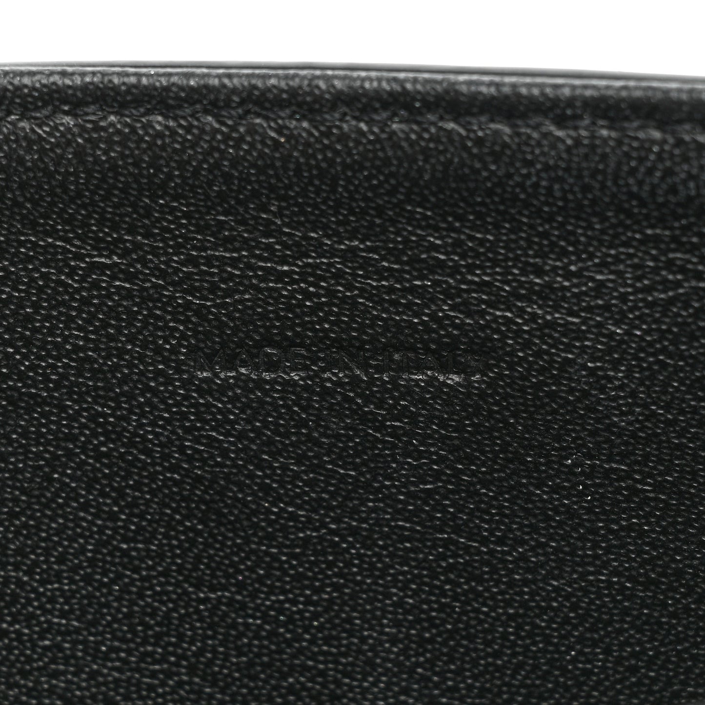 Shiny Calfskin Small Pampille C Bag Black