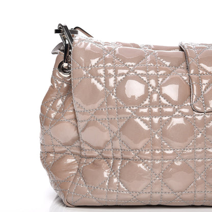 Christian Dior Patent Cannage New Lock Flap Grey 7 of 7