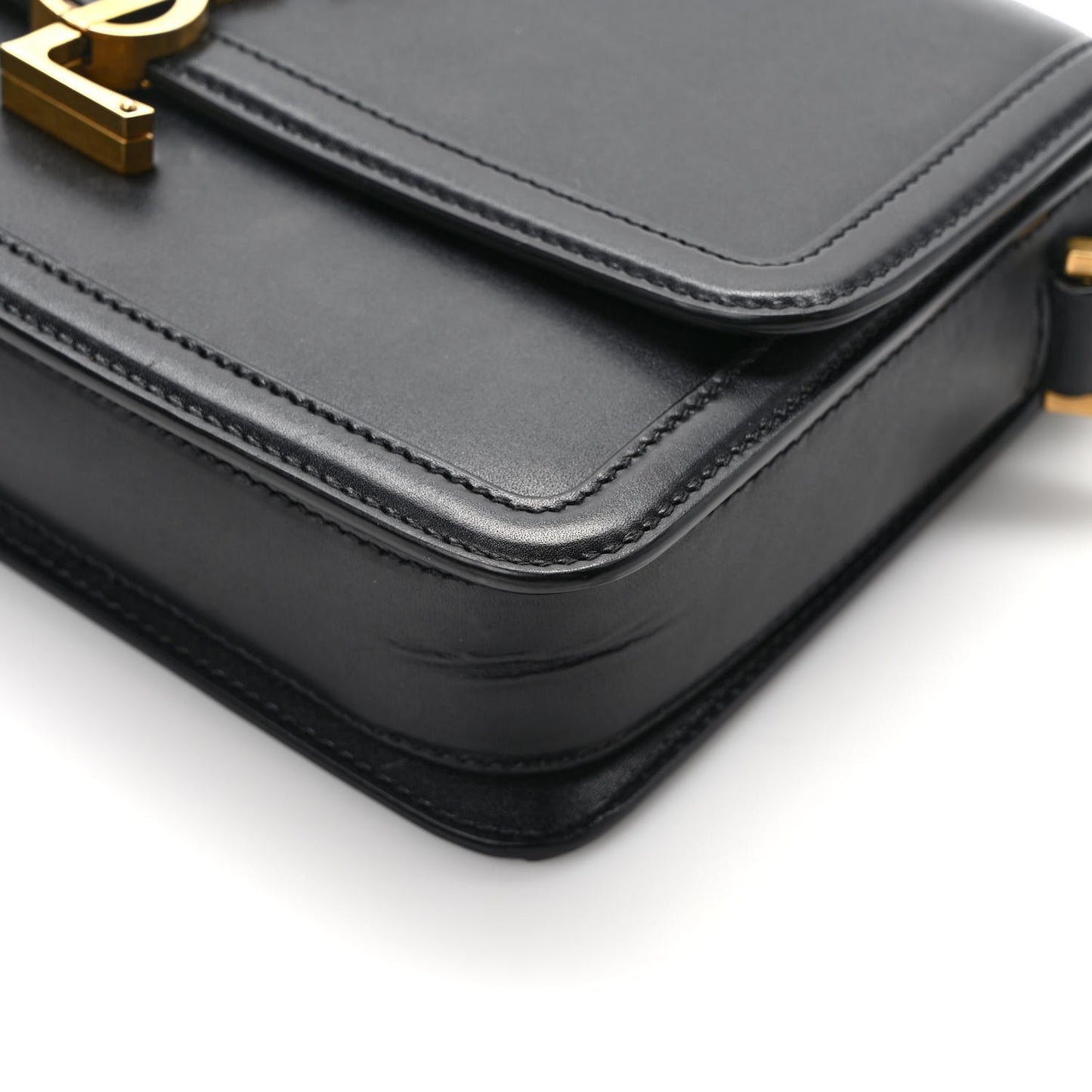 Box Calfskin Monogram Medium Solferino Satchel Black