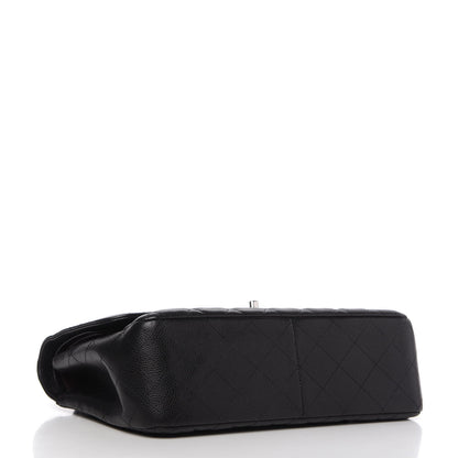 Chanel Caviar Quilted Jumbo Double Flap Black 4 of 10