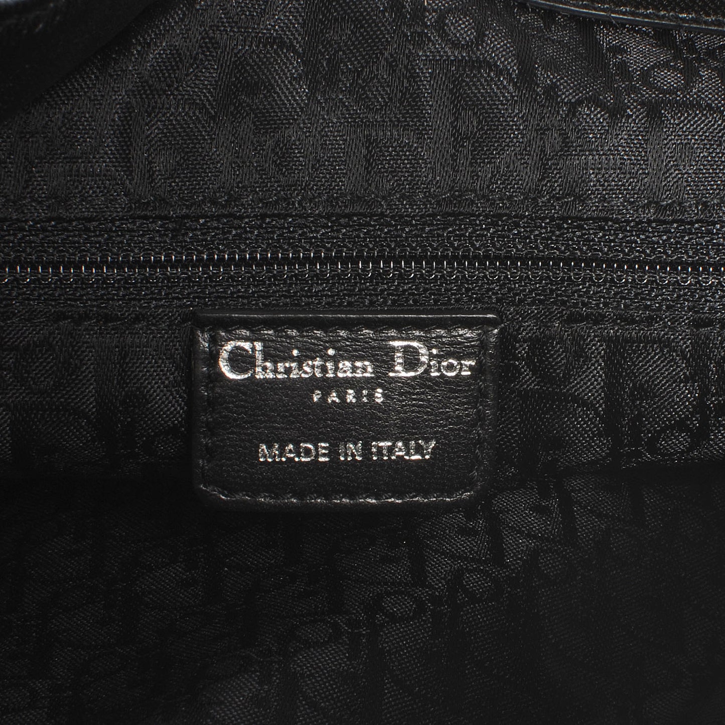 Lambskin Cannage Medium Dior Soft Hobo Black