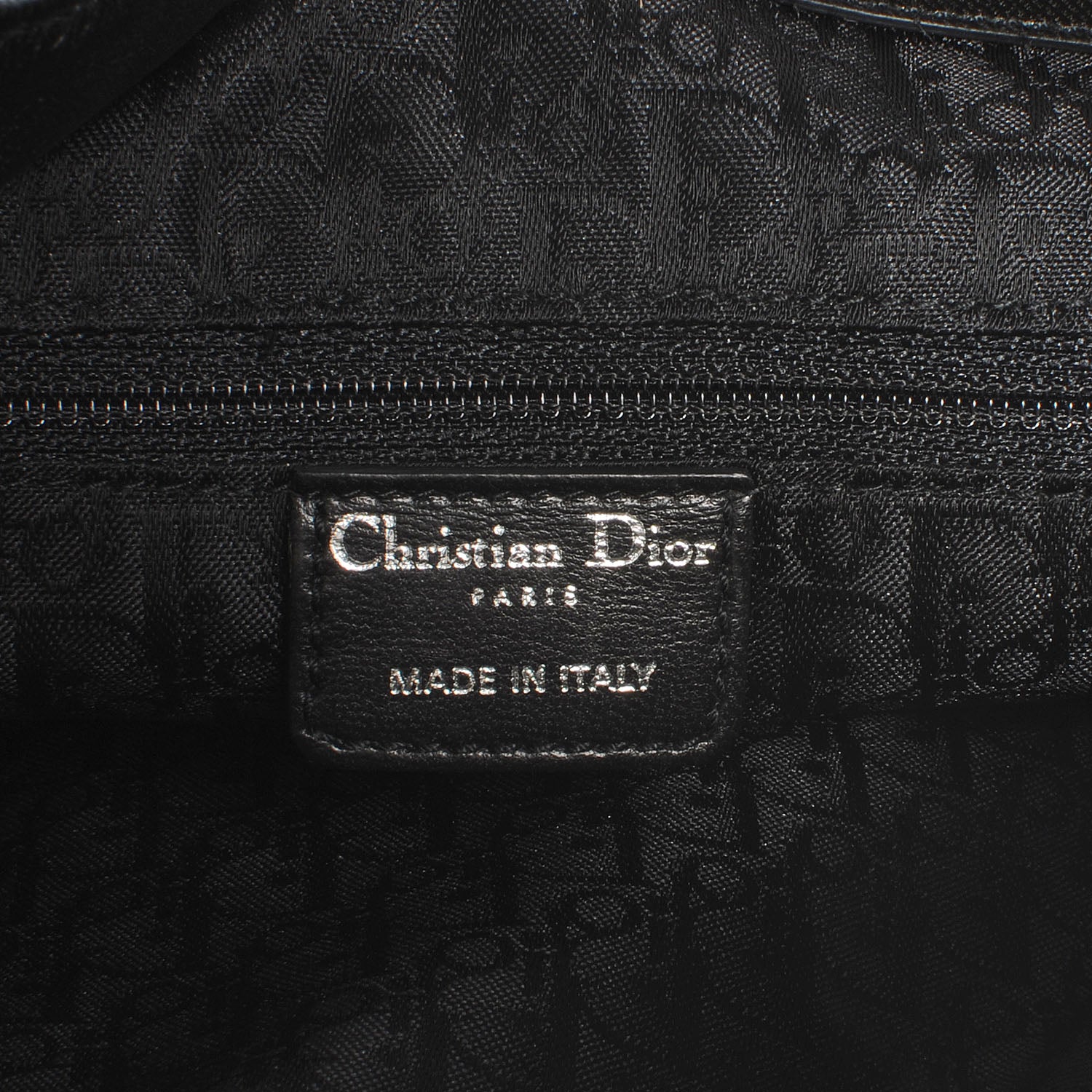 Christian Dior Lambskin Cannage Medium Dior Soft Hobo Black 7 of 8