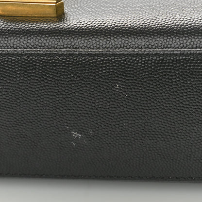 Saint Laurent Grain de Poudre Mini Classic Monogram Cassandra Top Handle Black 10 of 10