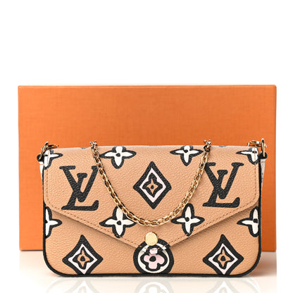 Louis Vuitton Monogram Wild At Heart Felicie Strap & Go Arizona Creme 12 of 12