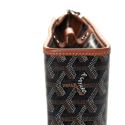 Goyard Goyardine Jouvence MM Toiletry Pouch Black Gold 9 of 10