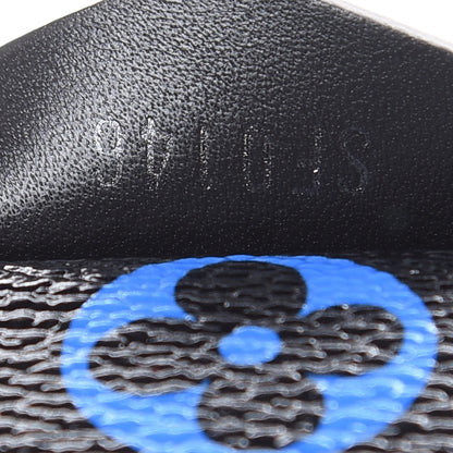Louis Vuitton Colored Monogram Mini Pochette Accessories Blue Black 6 of 7