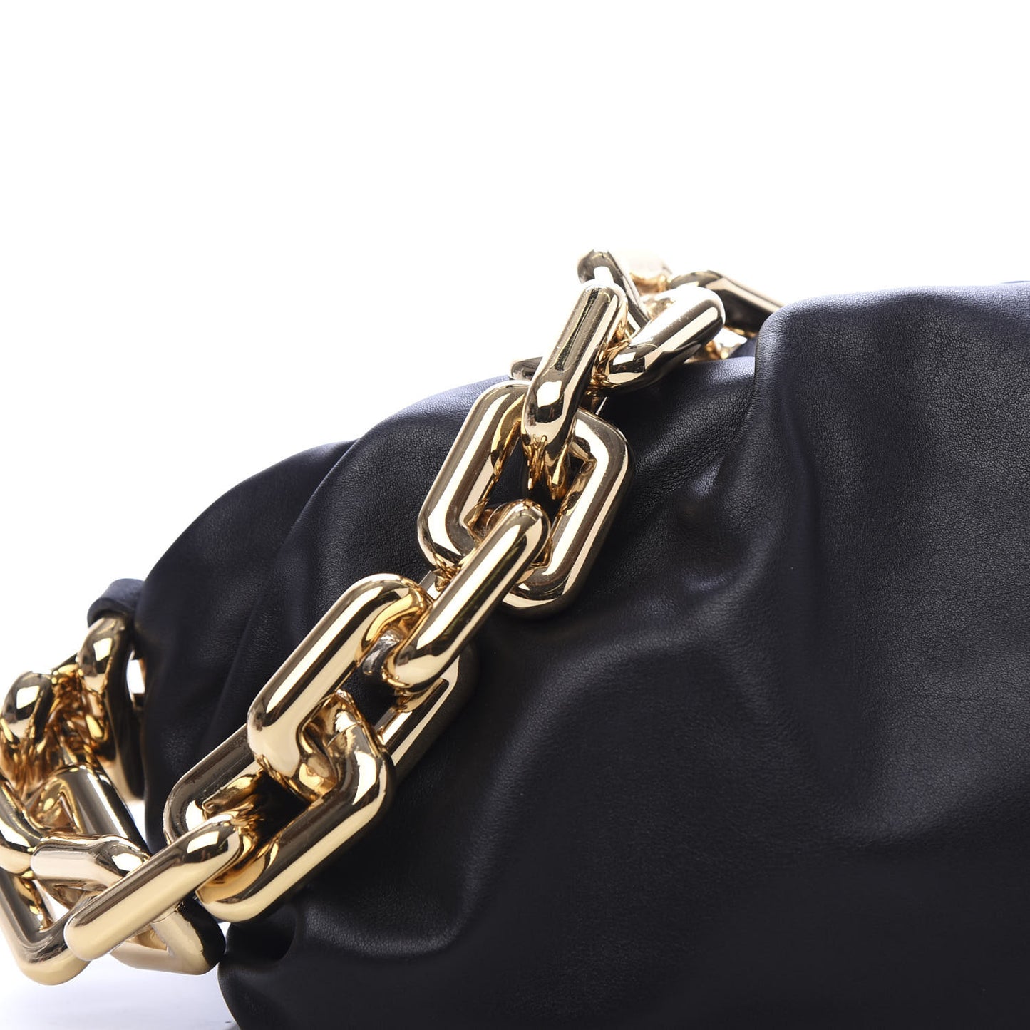 Calfskin The Pouch Chain Black