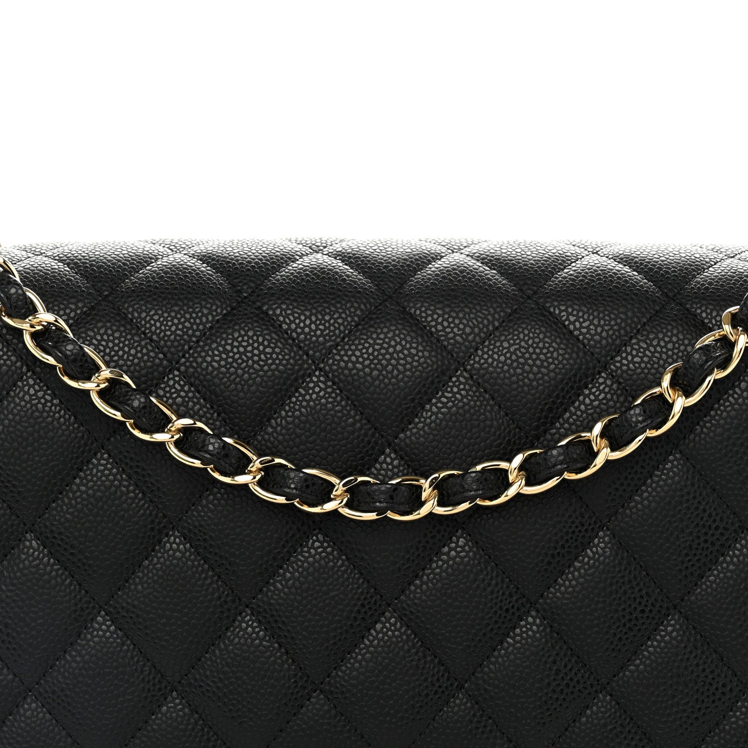 Chanel Caviar Maxi Single Flap Black 8 of 10