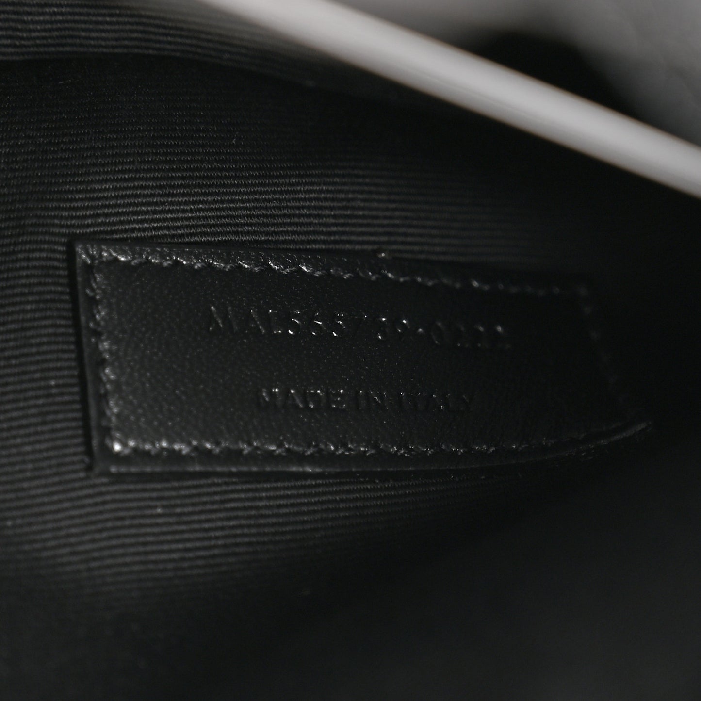 Grain De Poudre Monogram Uptown Pouch Black