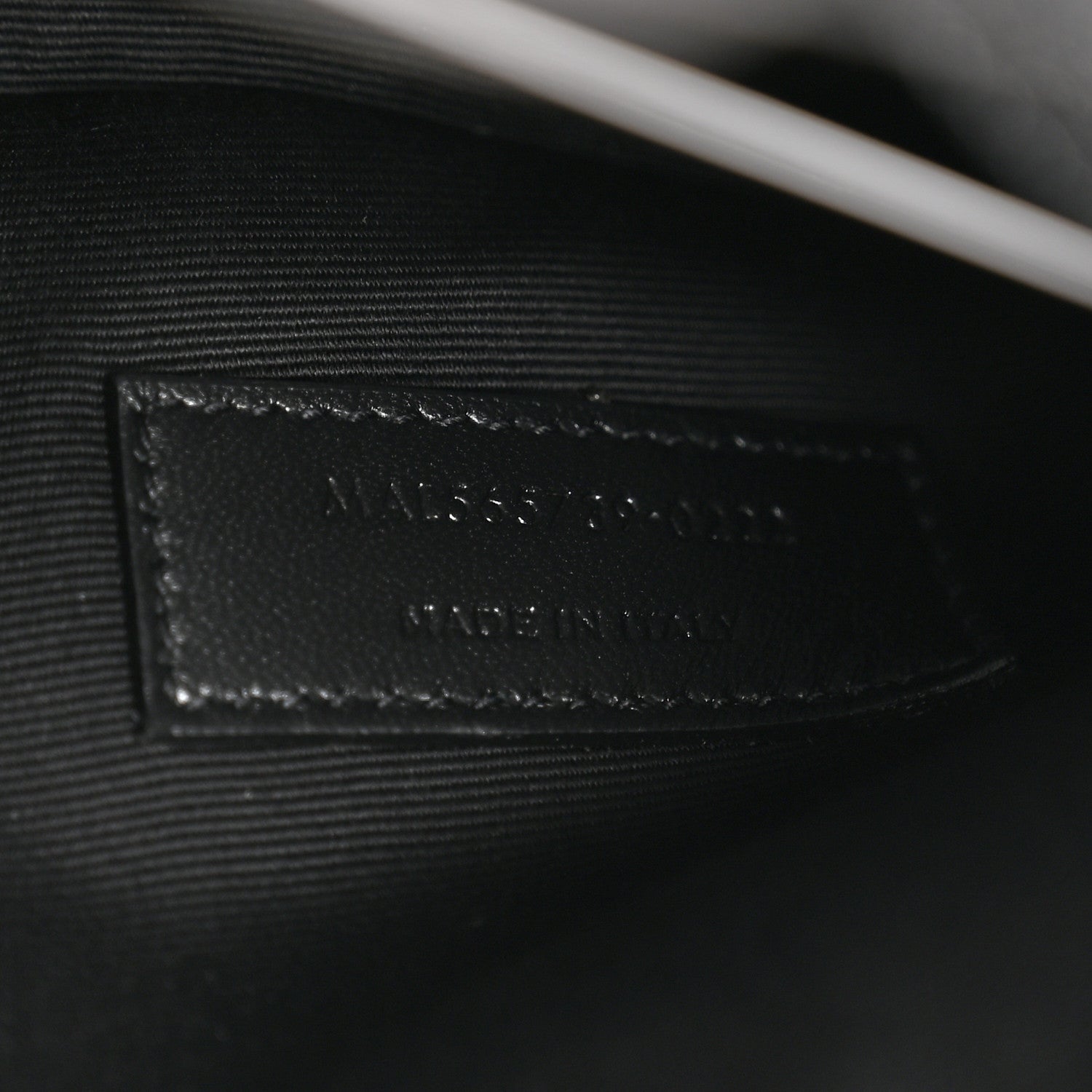 Saint Laurent Grain De Poudre Monogram Uptown Pouch Black 7 of 8