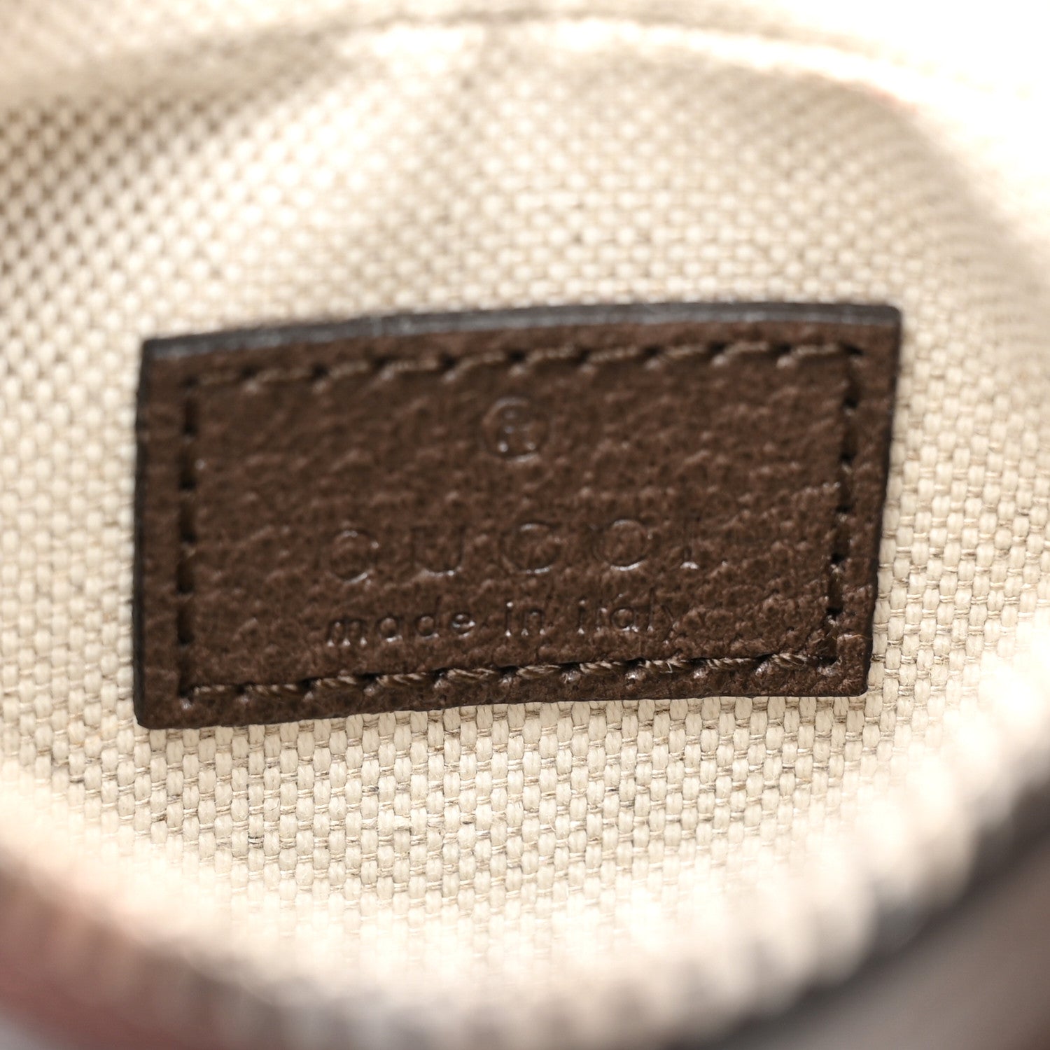Gucci GG Supreme Monogram Textured Calfskin Web Small Attache Shoulder Bag Beige Ebony New Acero 6 of 9