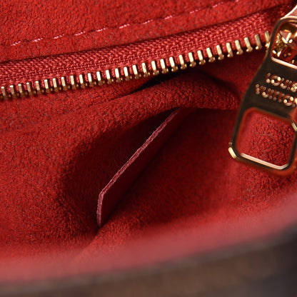 Louis Vuitton Damier Ebene Caissa Hobo Cherry 9 of 16