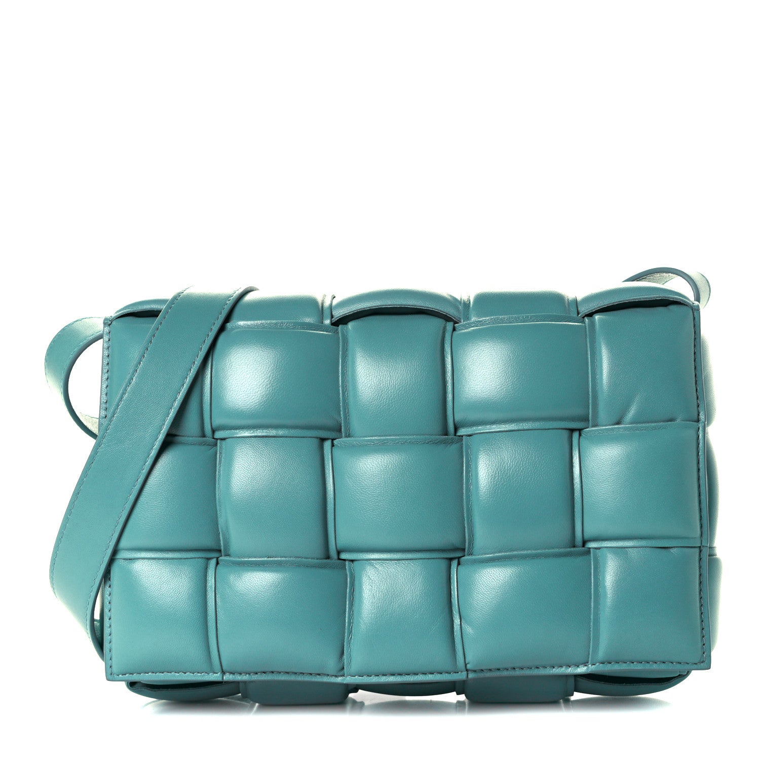 Bottega Veneta Nappa Maxi Intreccio Padded Cassette Crossbody Bag Mallard 1 of 7