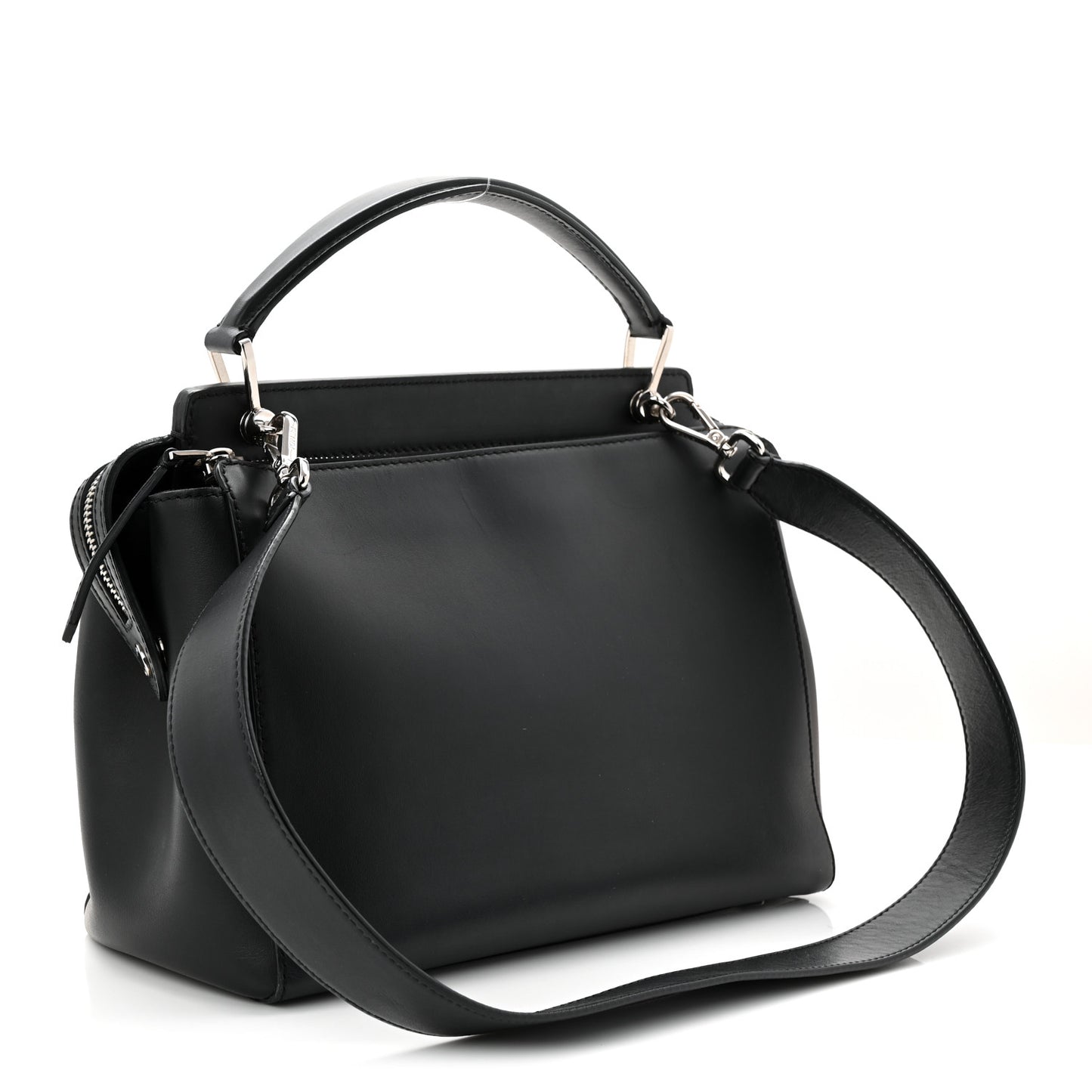 Vitello Baltico Dolce DotCom Satchel Black Blue Royal