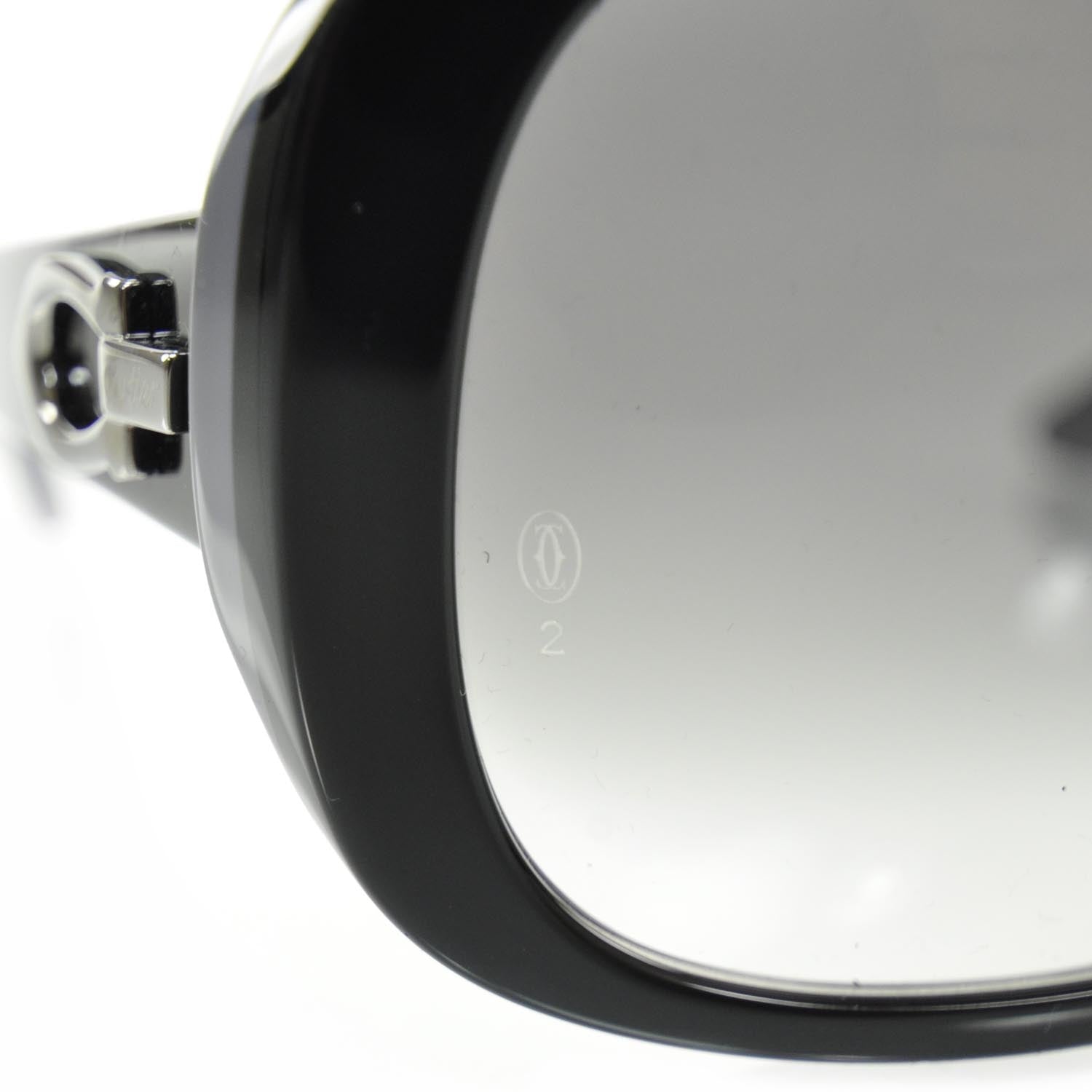Cartier Sunglasses Black and Grey 140 8 of 8