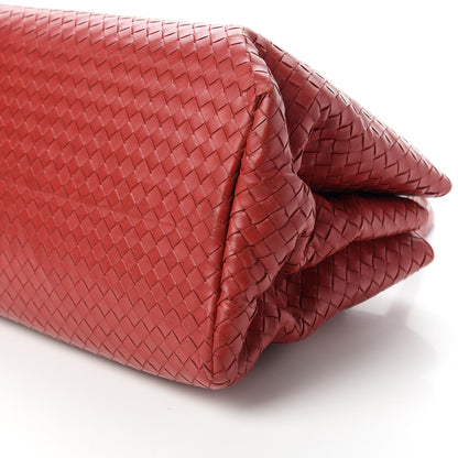 Bottega Veneta Nappa Intrecciato Medium Roma Tote Red 7 of 10