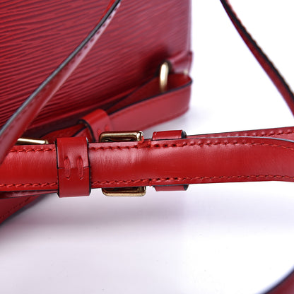 Louis Vuitton Epi Mabillon Backpack Castillan Red 12 of 13