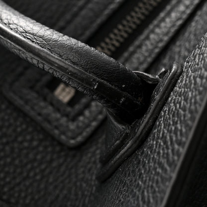 Celine Drummed Calfskin Nano Luggage Black 10 of 10