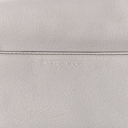 Marc Jacobs Calfskin Empire City Messenger Crossbody Light Grey 10 of 13
