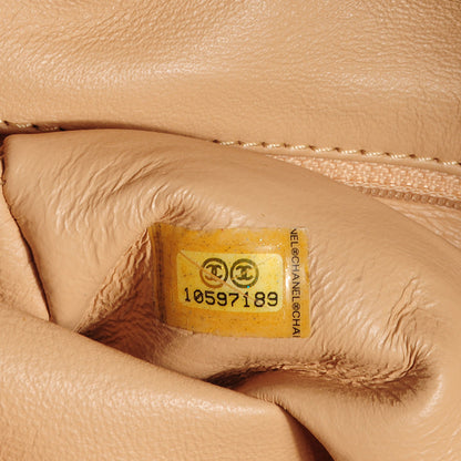 Chanel Smooth Calfskin Luxe Ligne Petit Bowler Light Beige 7 of 7