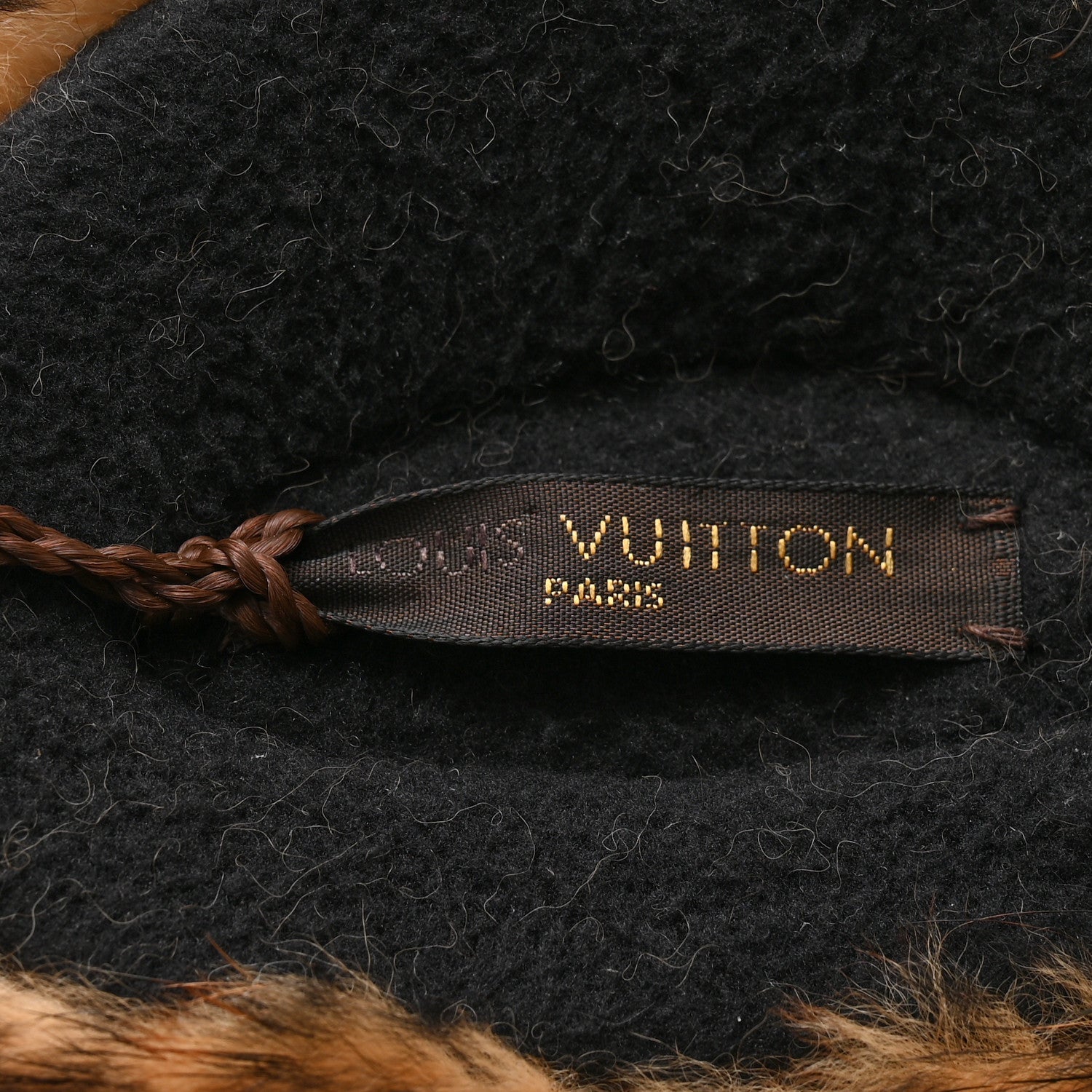 Louis Vuitton Mink Leopard Earmuffs Brown 3 of 4