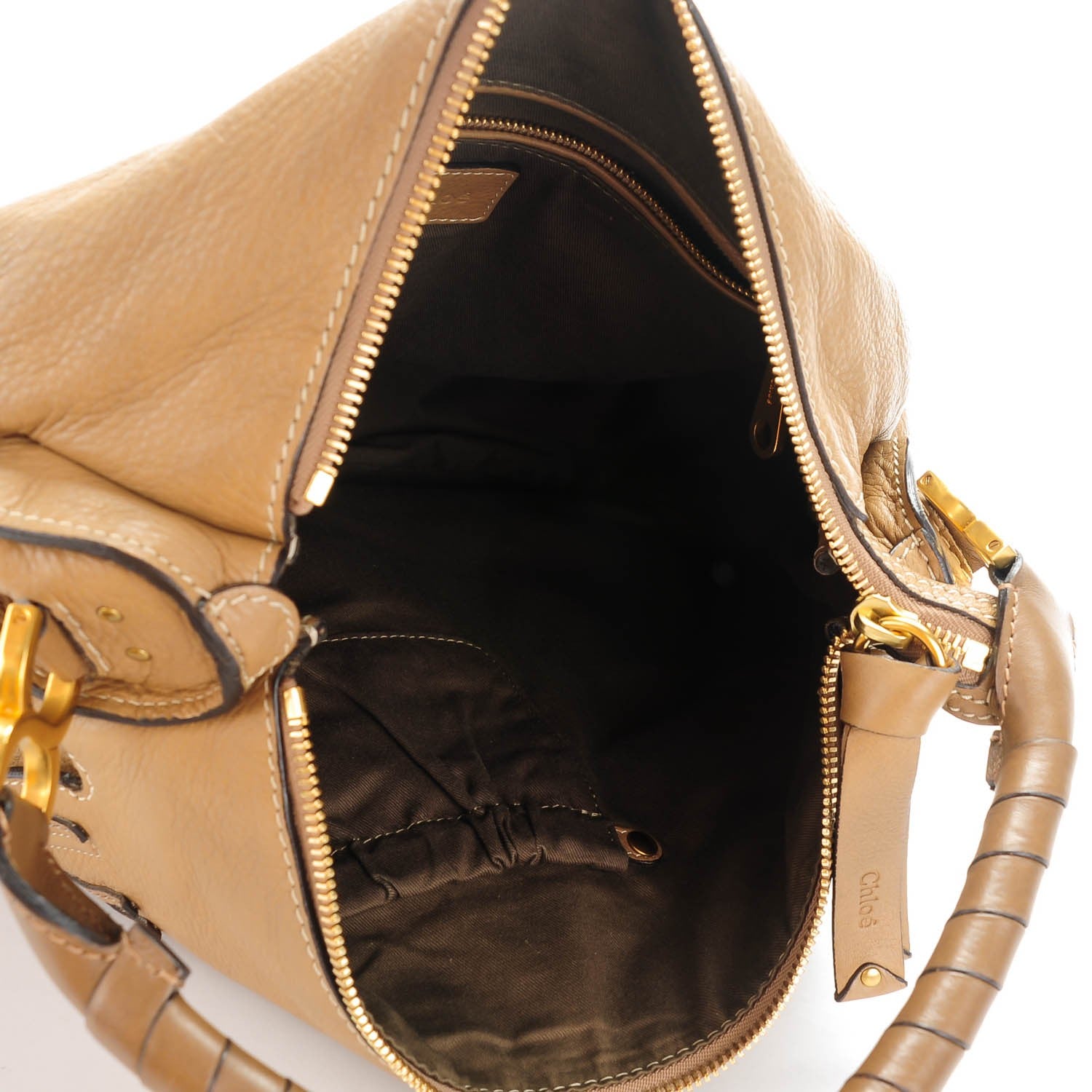 Chloe Calfskin Large Marcie Hobo Nut 5 of 8