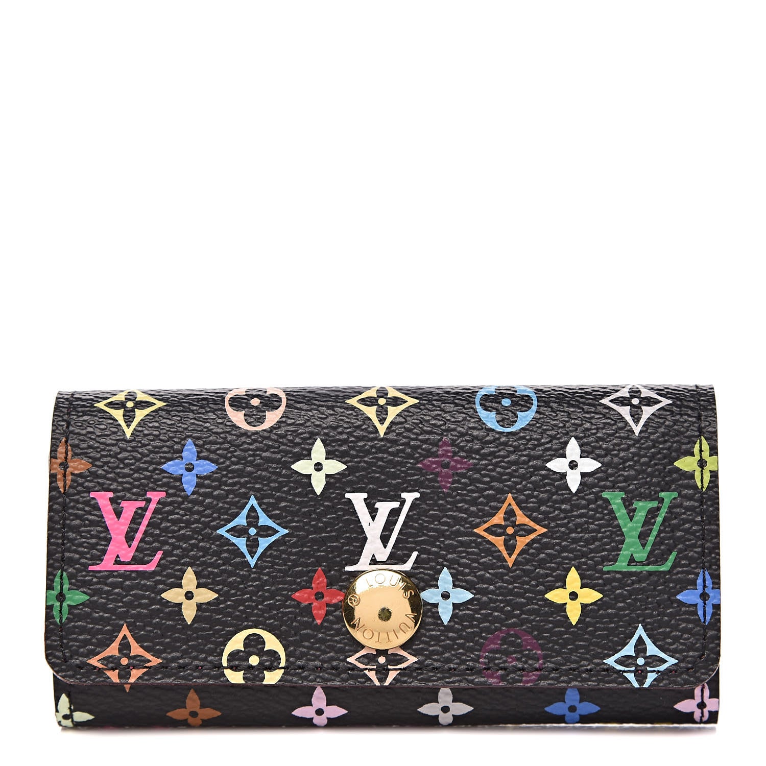Louis Vuitton Monogram Multicolor Multicles 4 Key Holder Black Grenade 1 of 8