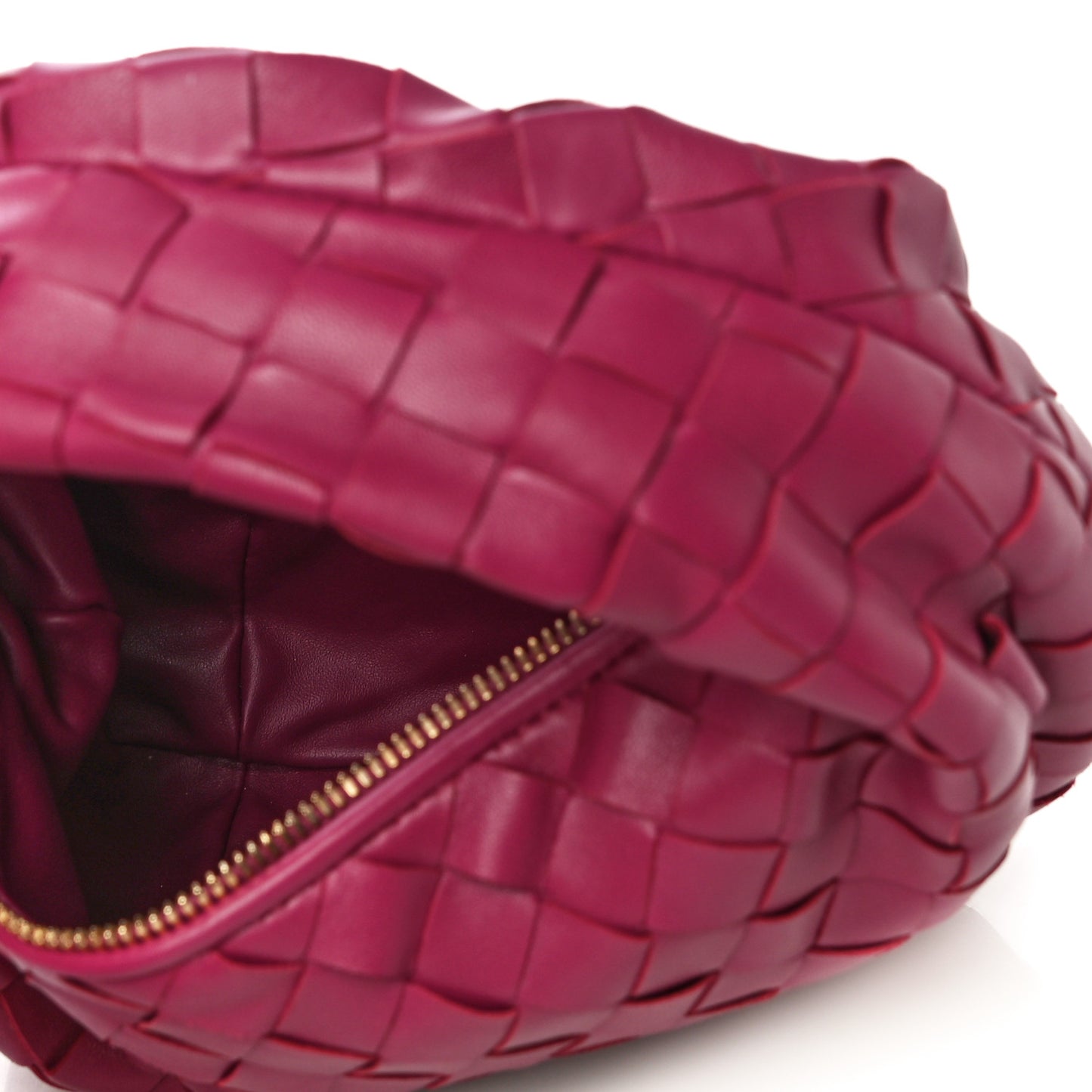 Nappa Intrecciato Mini Jodie Cinnabar