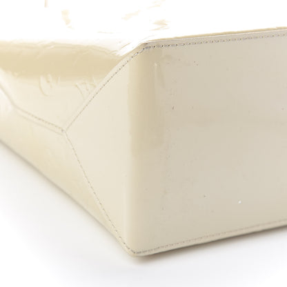 Louis Vuitton Vernis Wilshire MM Blanc Corail 8 of 12